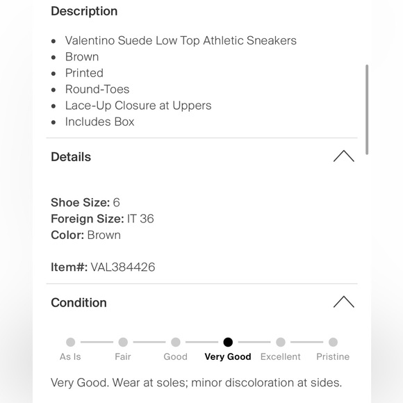 EUC Valentino suede sneakers - beautiful and comfortable - from TRR - with box - Picture 12 of 12